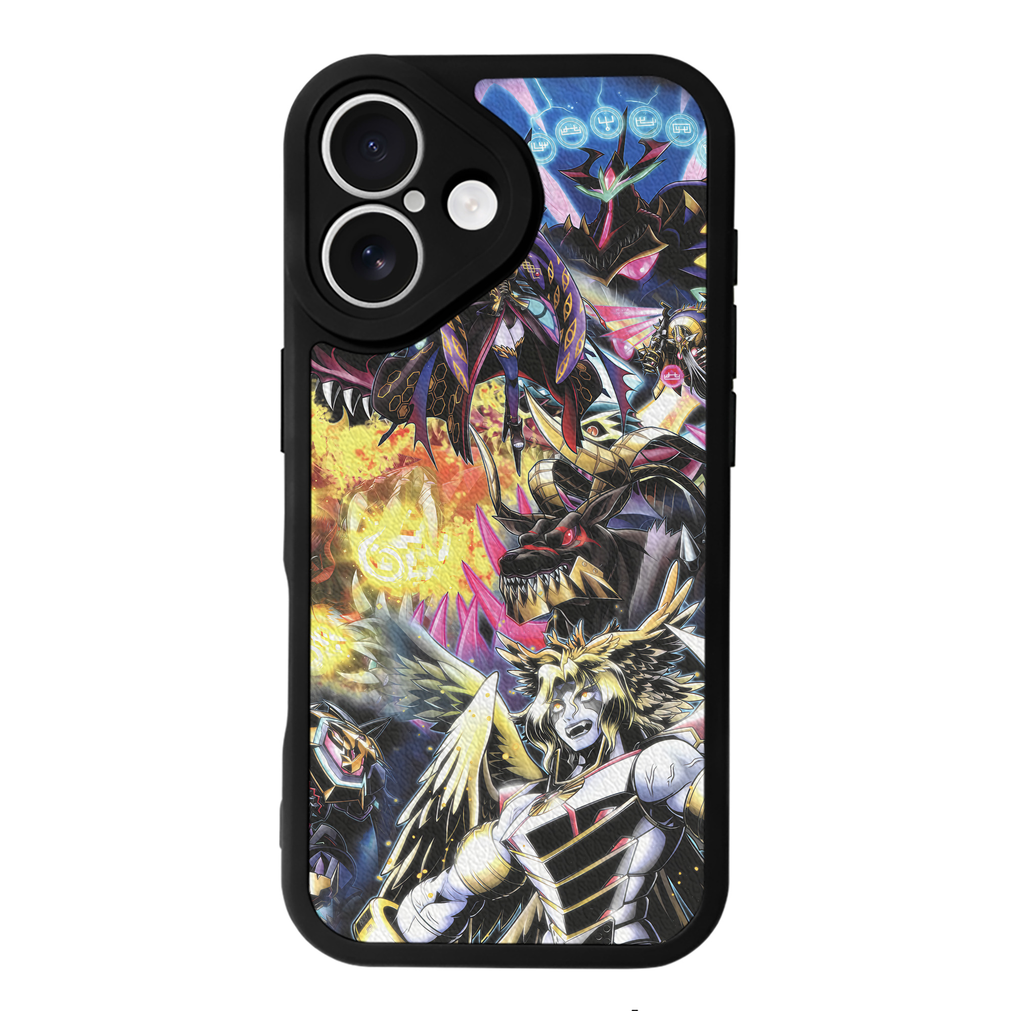 （画像用） Digimon デジタルモンスター/デジモン 【iPhone 16シリーズ対応】シリコンスマホケース（レザー調） 材質：シリコン